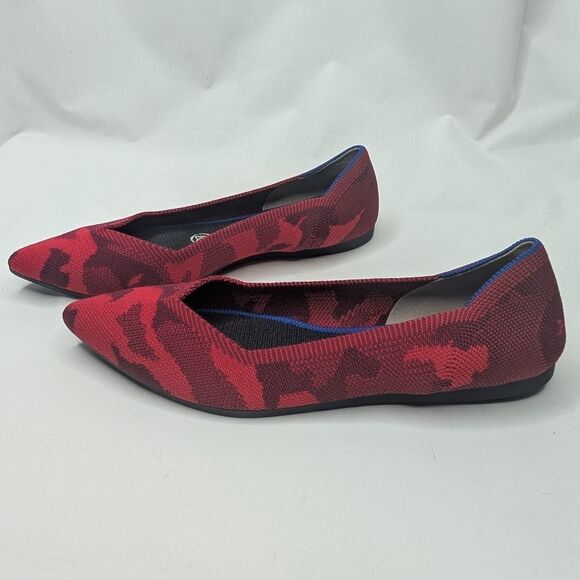 Rothys The Point Flats Red Camo Limited Edition - Picture 2 of 6